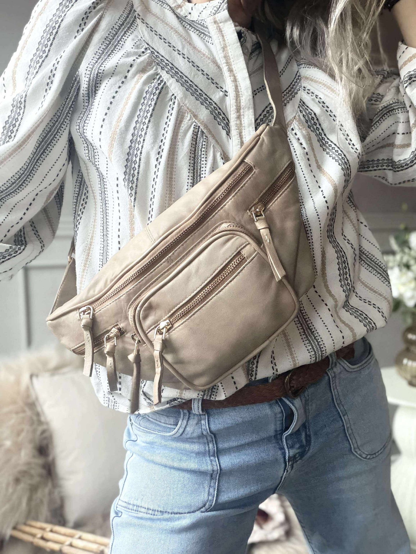 Bumbag – VINTAGE beige