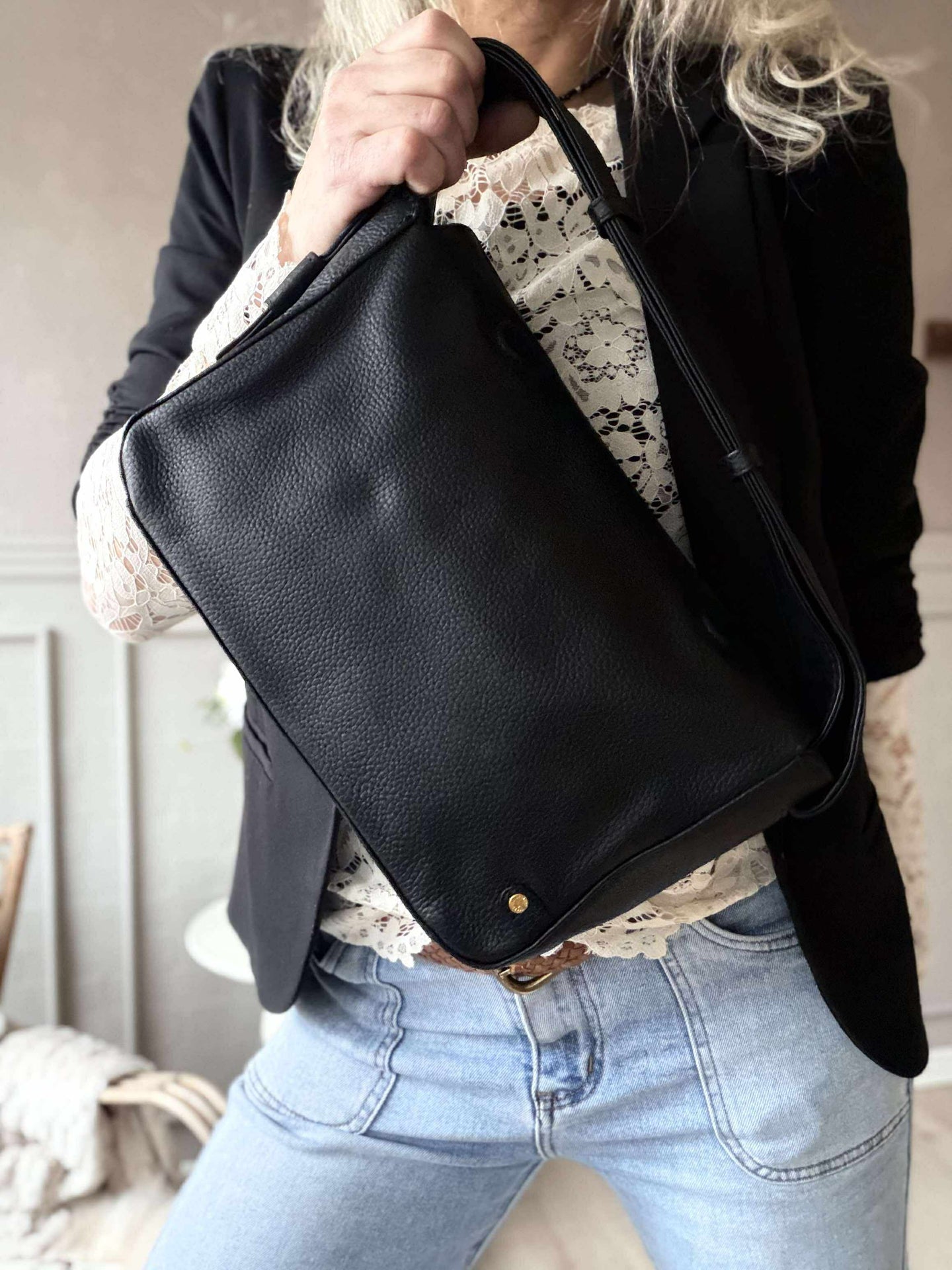 Schultertasche Dalia - Black