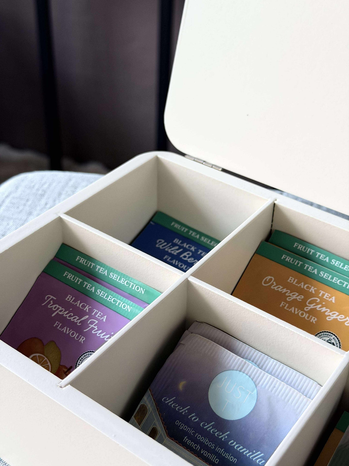 TEA-Box - Creme oder Rosa