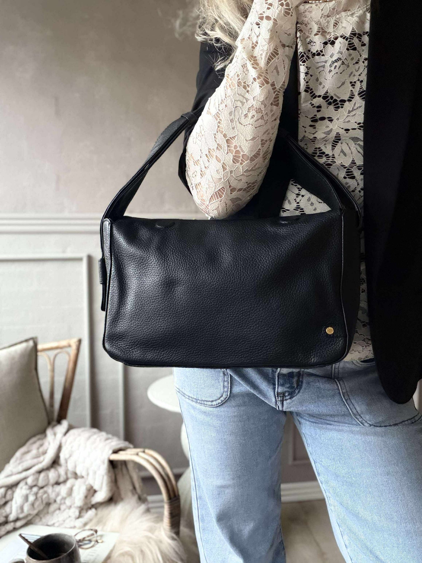 Schultertasche Dalia - Black