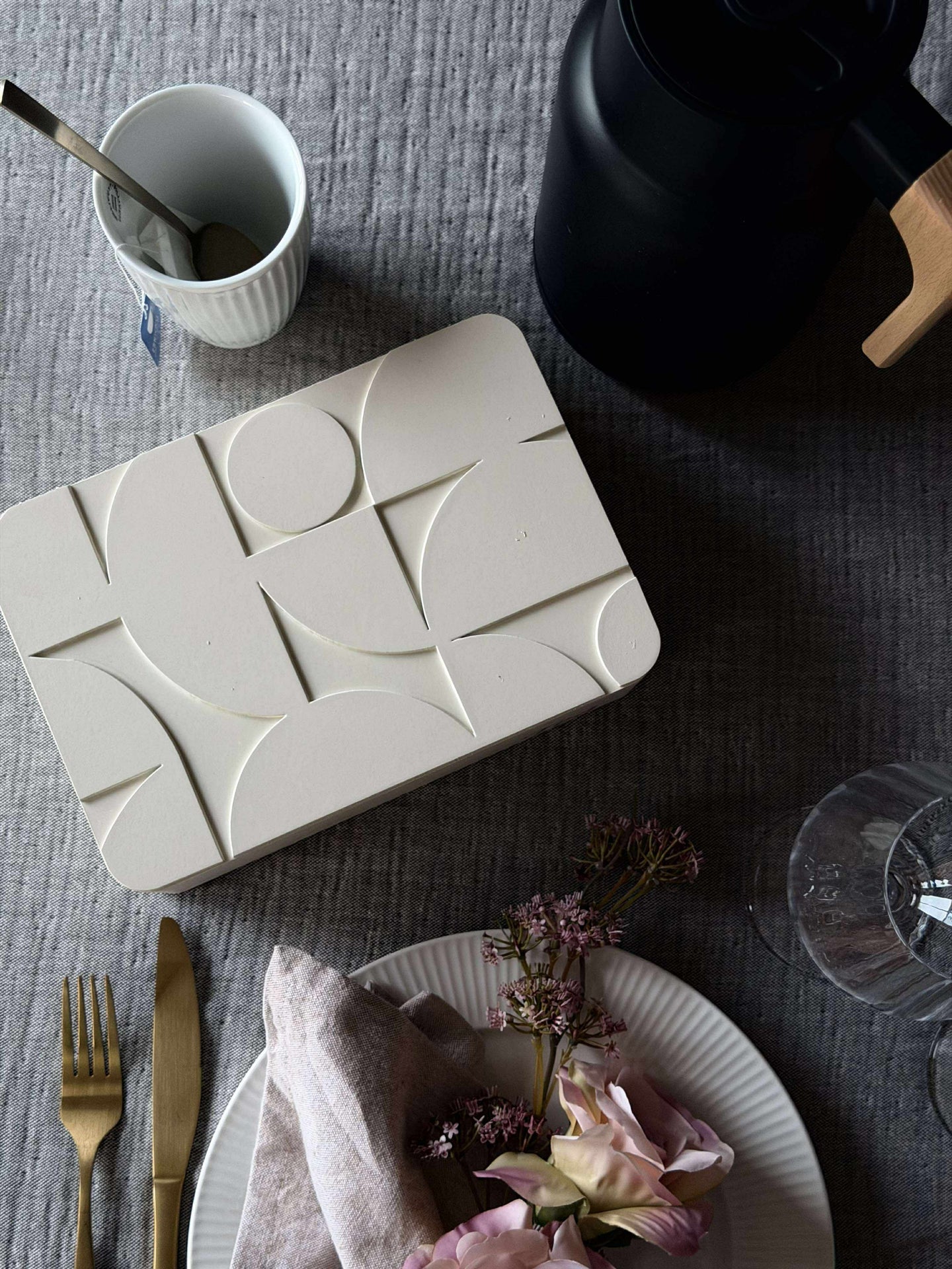 TEA-Box - Creme oder Rosa
