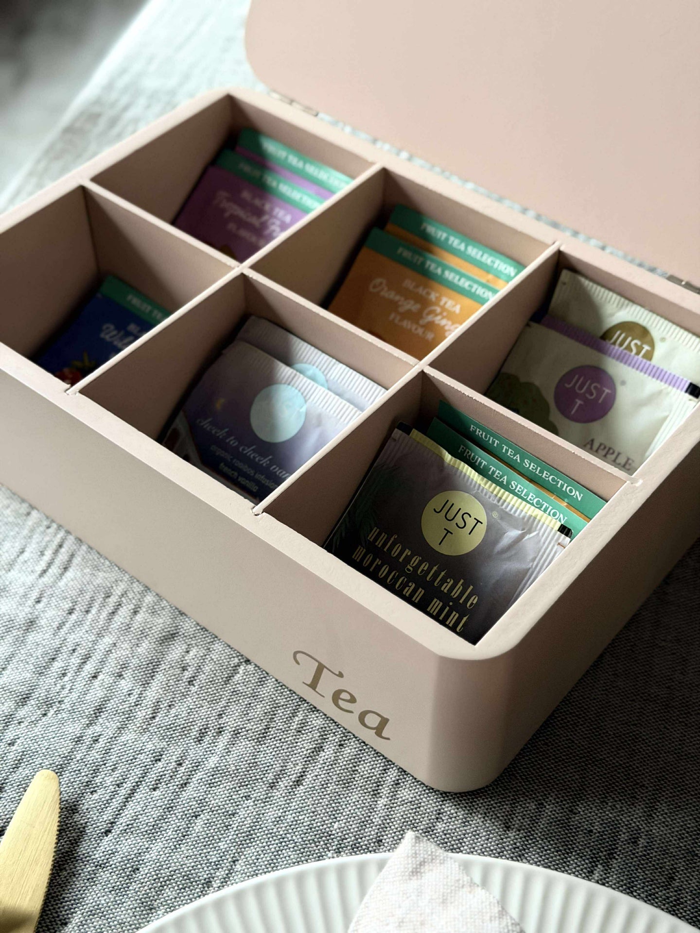 TEA-Box - Creme oder Rosa