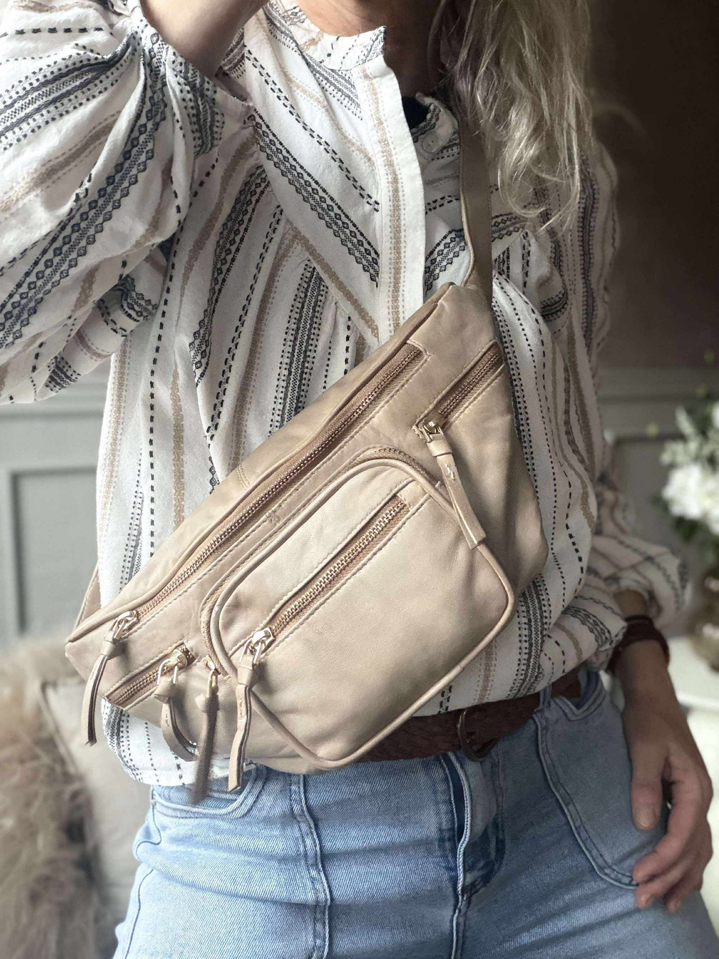 Bumbag – VINTAGE beige