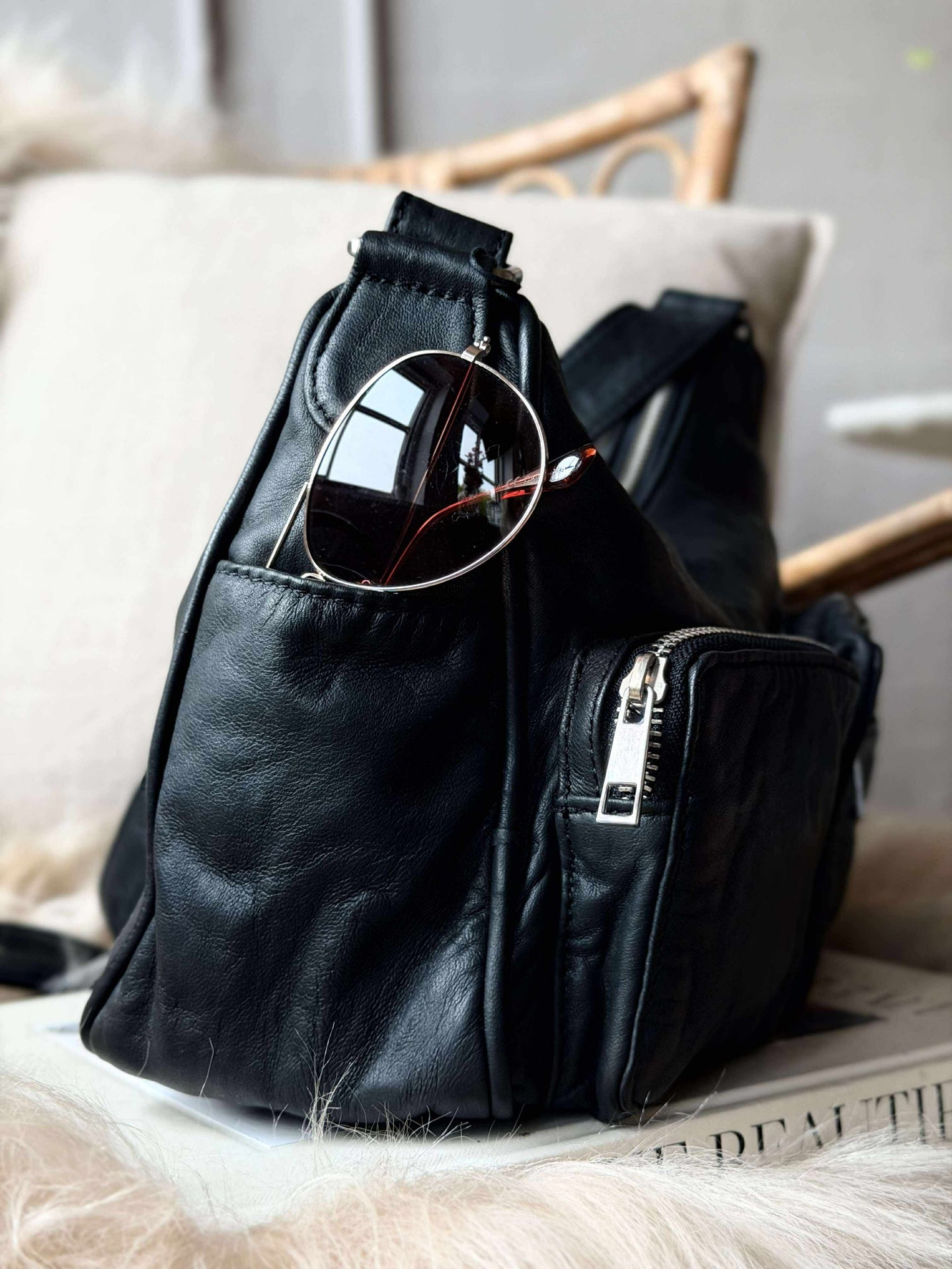 Schultertasche Sienna - Black Nero
