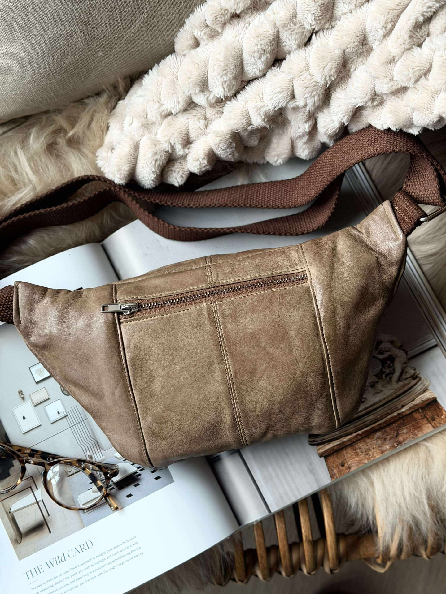 Bumbag JUNE - Nude Brown