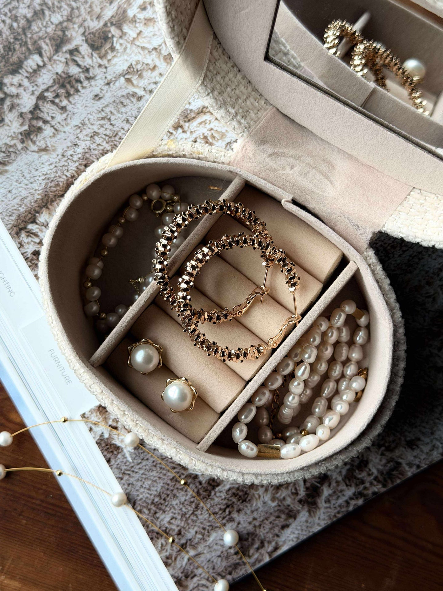 Ohrringe INA Hoops Small - 18K vergoldet