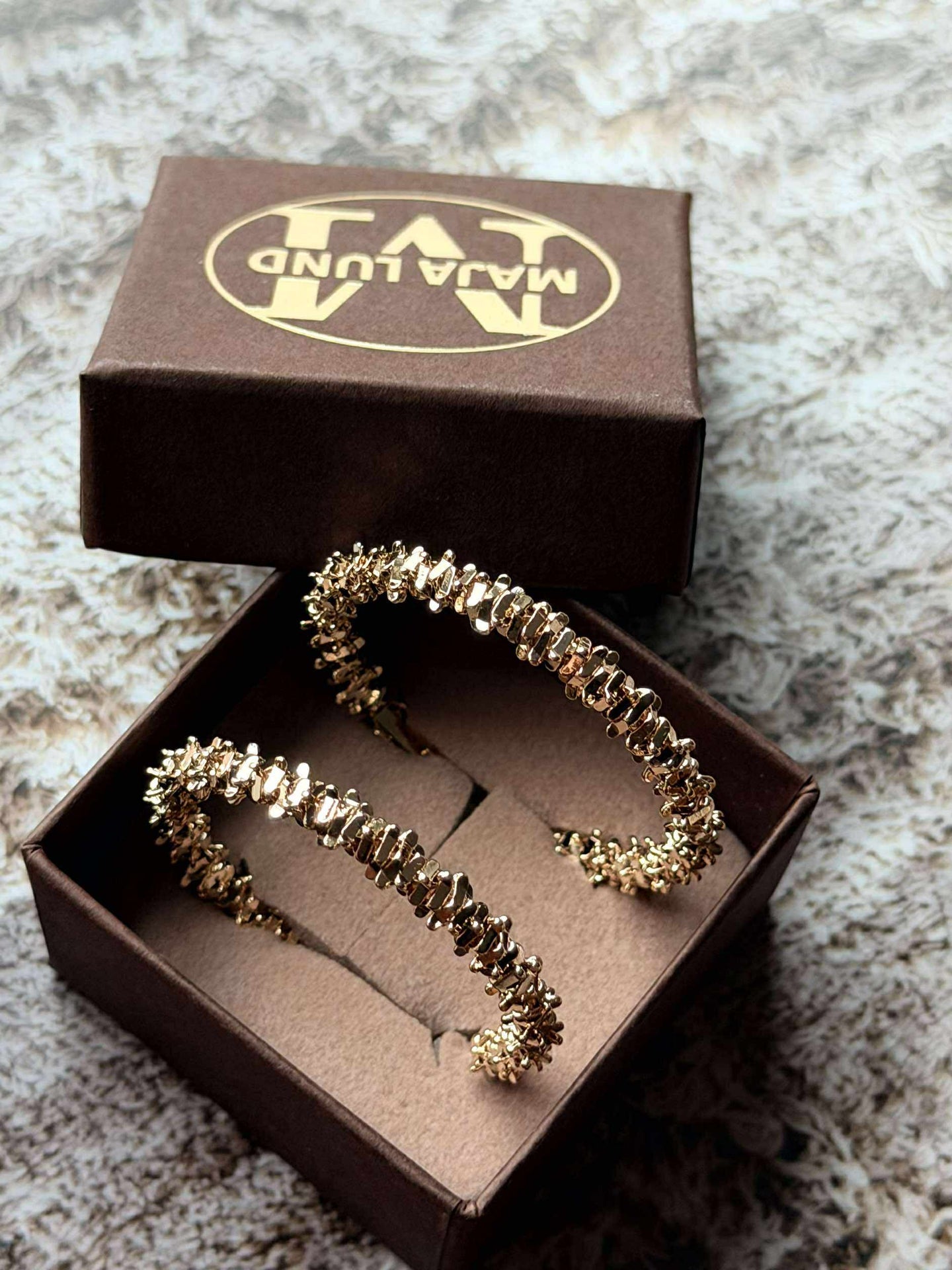 Ohrringe INA Hoops Small - 18K vergoldet