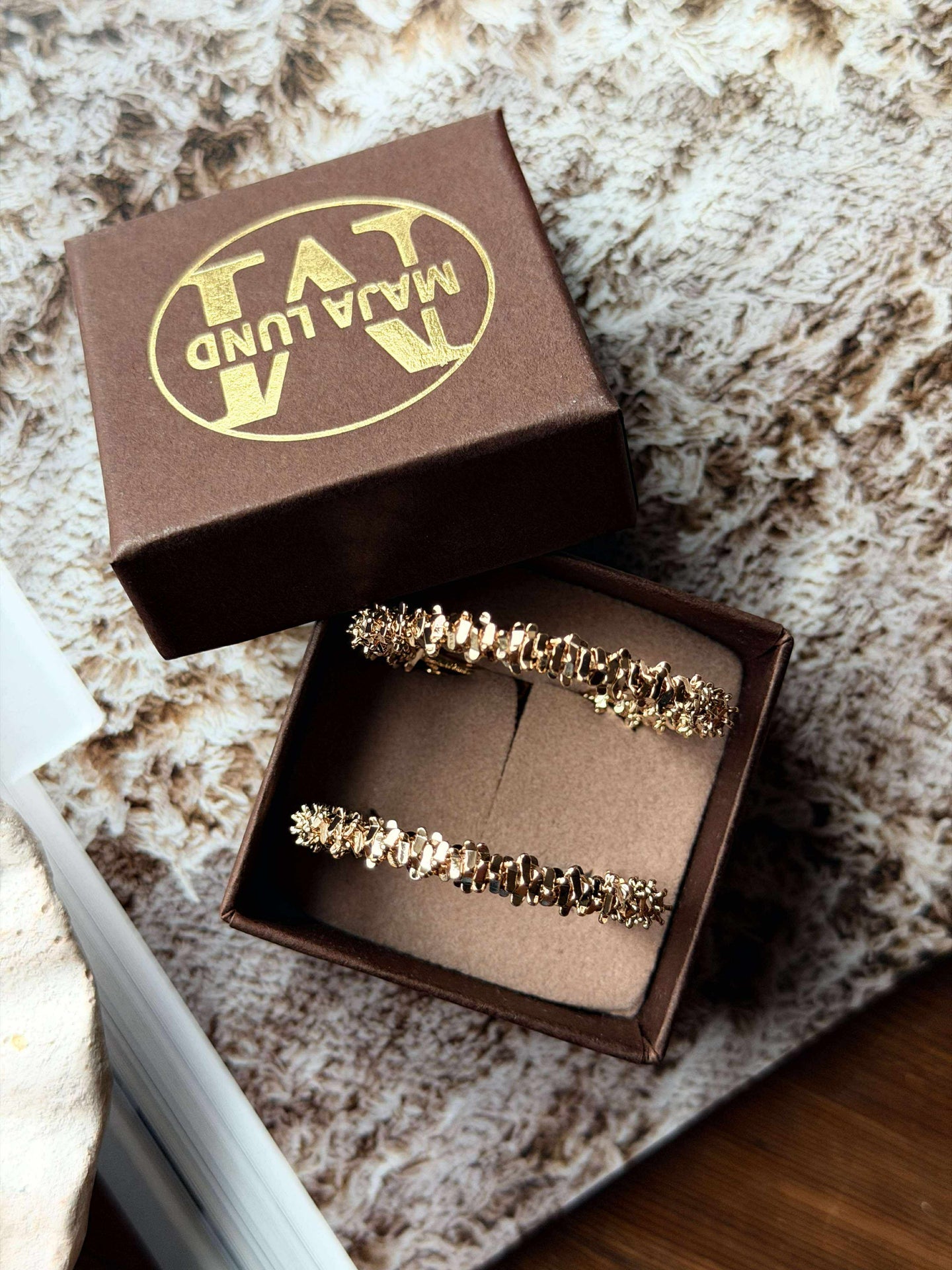 Ohrringe INA Hoops Small - 18K vergoldet