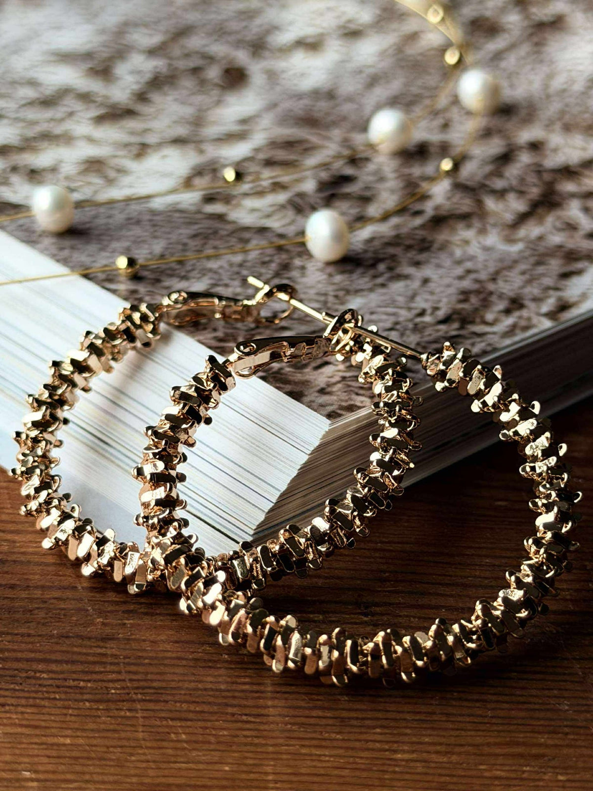 Ohrringe INA Hoops Small - 18K vergoldet