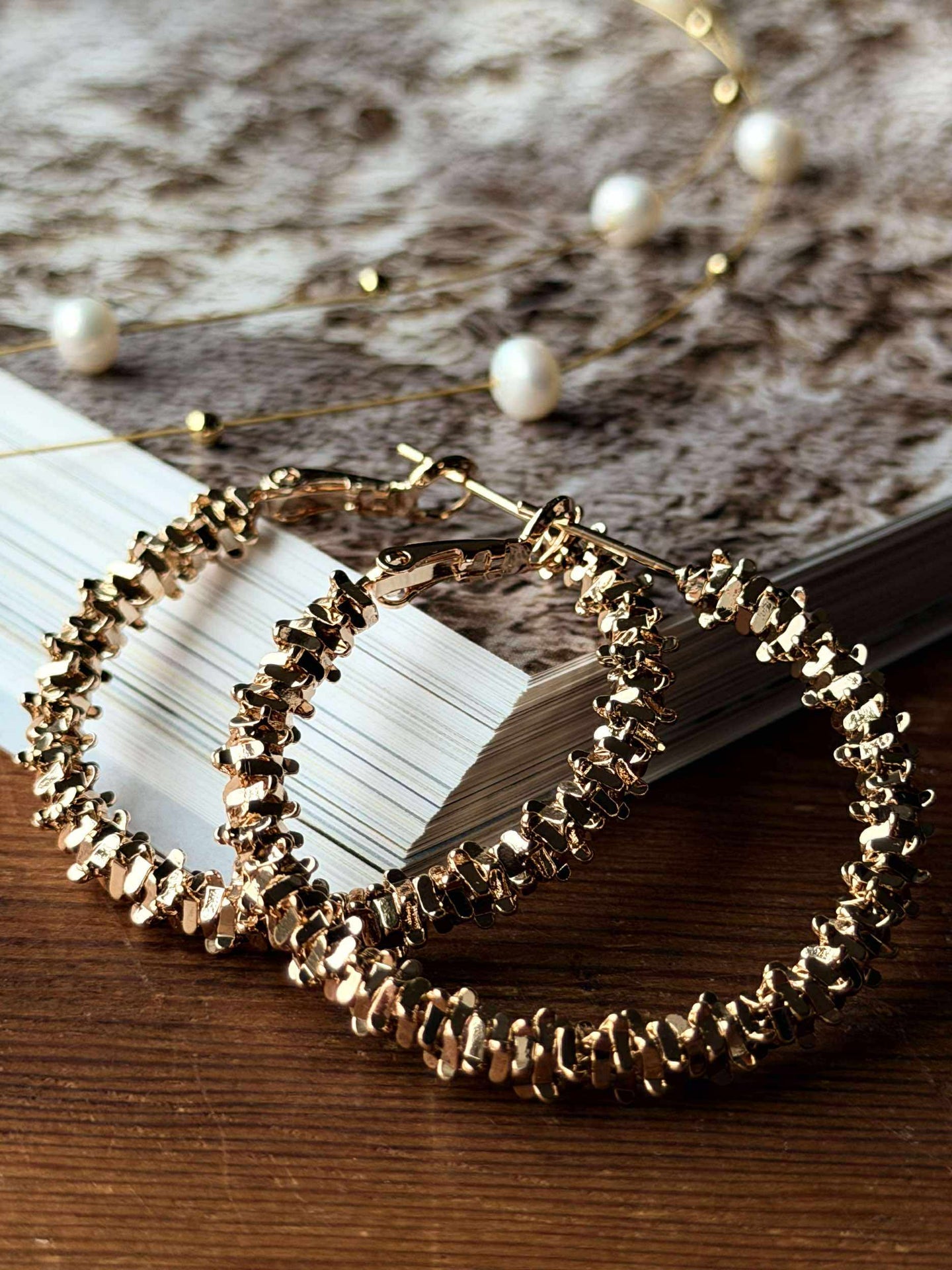 Ohrringe INA Hoops Small - 18K vergoldet