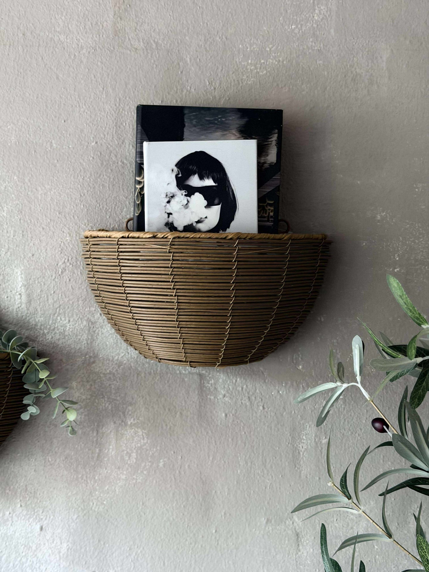 Pflanzenkorb Rattan