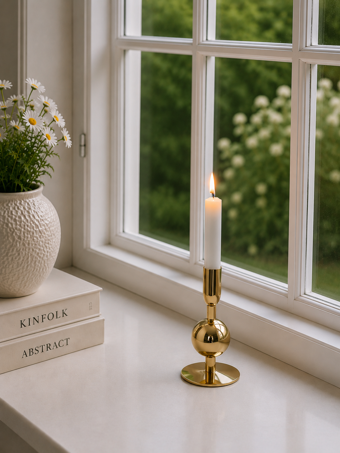 Kerzenhalter NOYA - Gold 13,5 cm