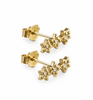 Ohrstecker Louisa vergoldetes Sterling-Silber