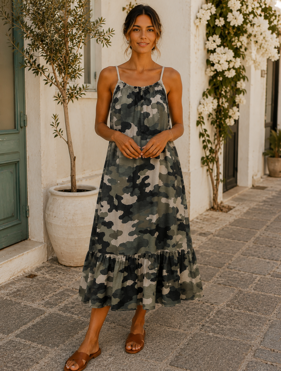 Kleid Luliana Military