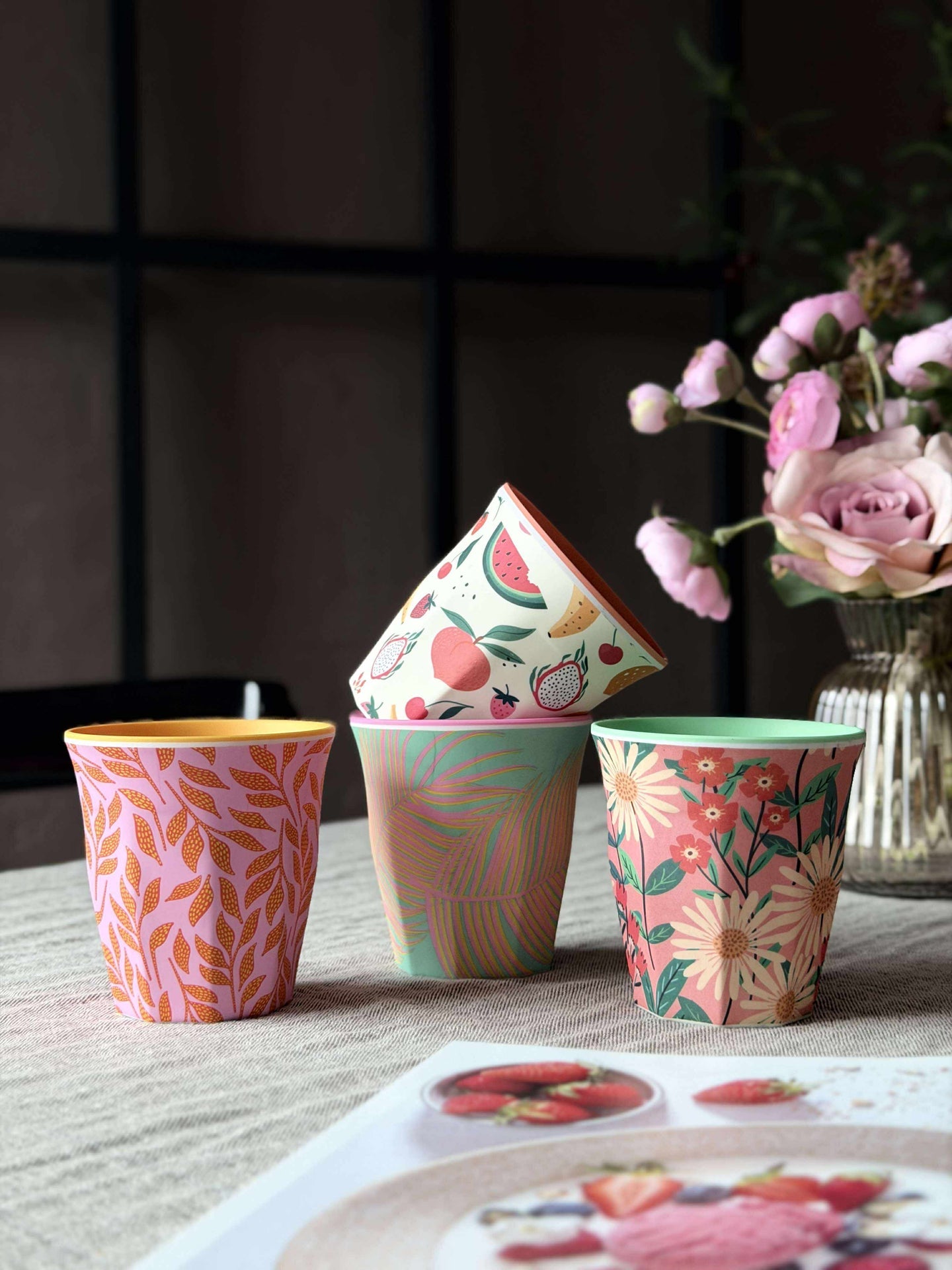 Tasse Flower Melamin - Mix