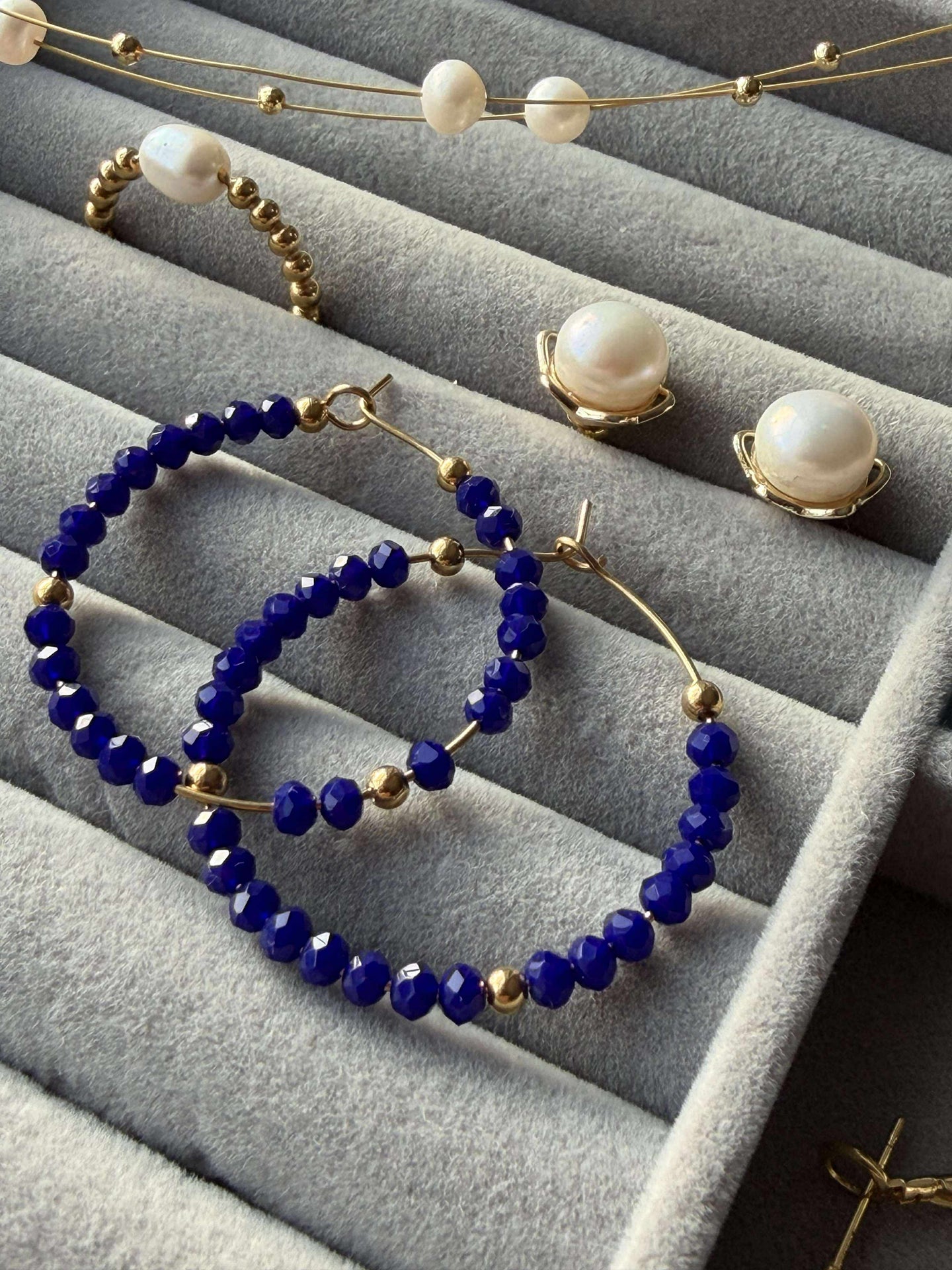 Ohrringe Merle – Royal Blue