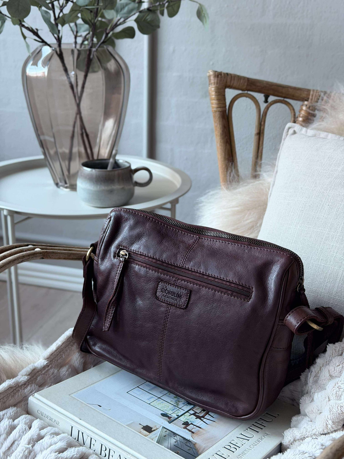 Crossbody Raw Boheme Big – Braun