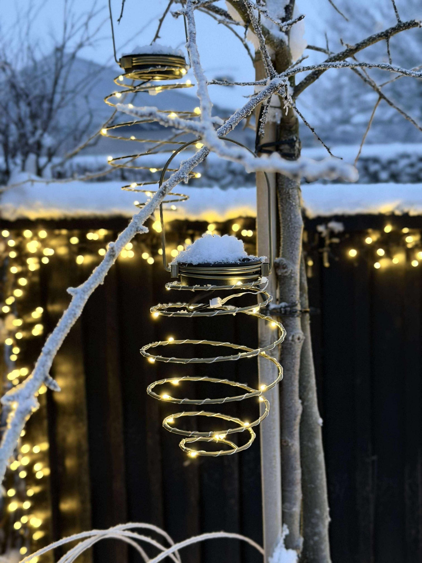 Spiral GOLDEN mit Solarzellen - 2 Stk.
