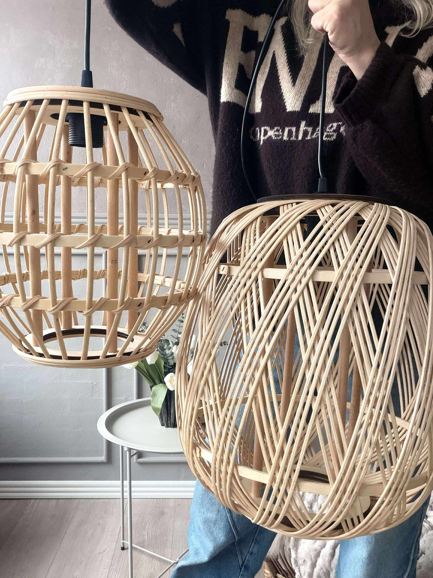 Lampe Bambus - Ø 28 cm