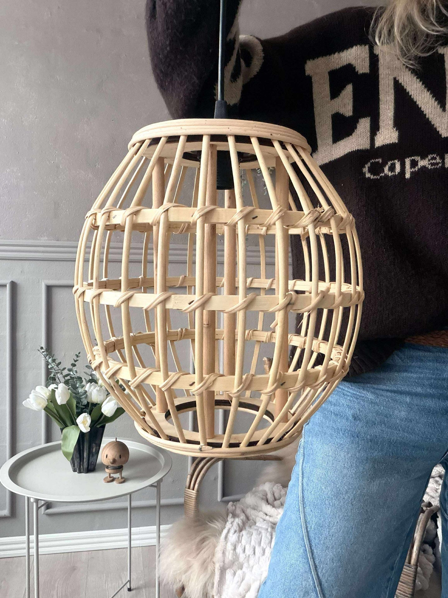 Lampe Bambus - Ø 28 cm