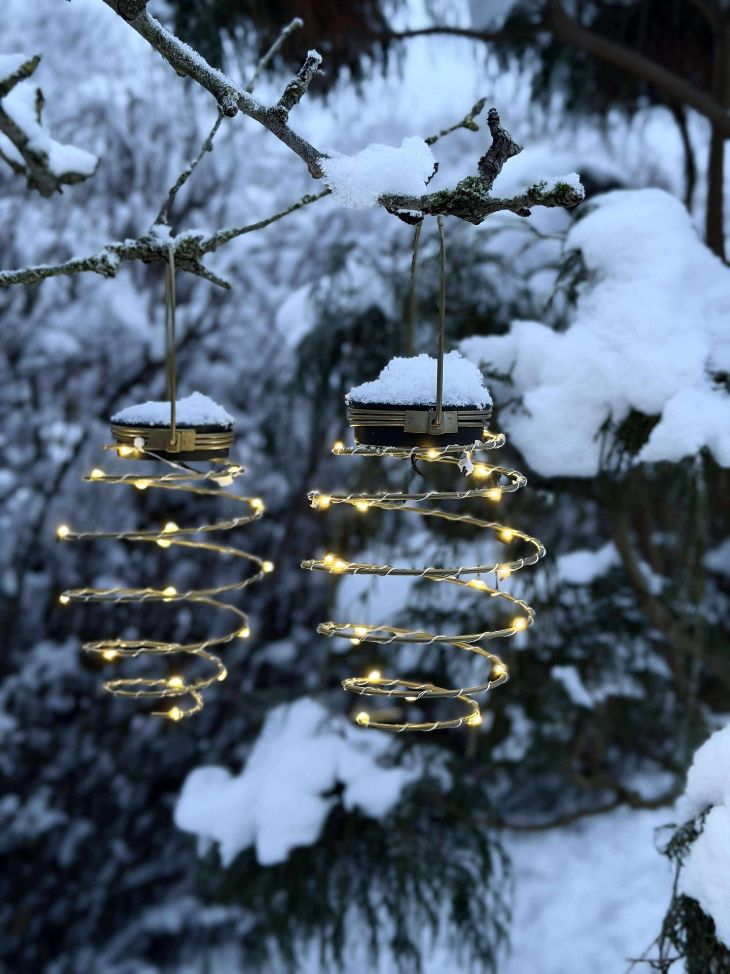Spiral GOLDEN mit Solarzellen - 2 Stk.