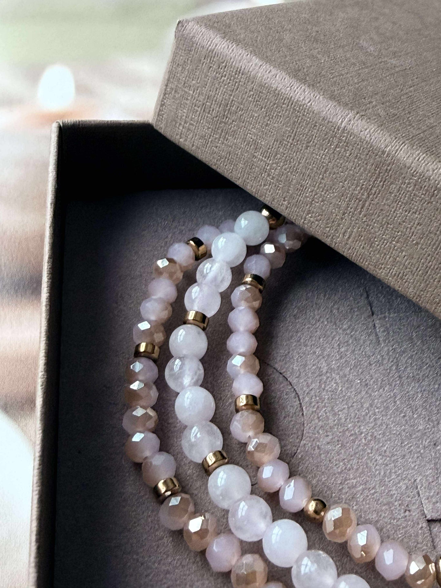 Armband Leah Soft Rose – Set mit 3 Stück