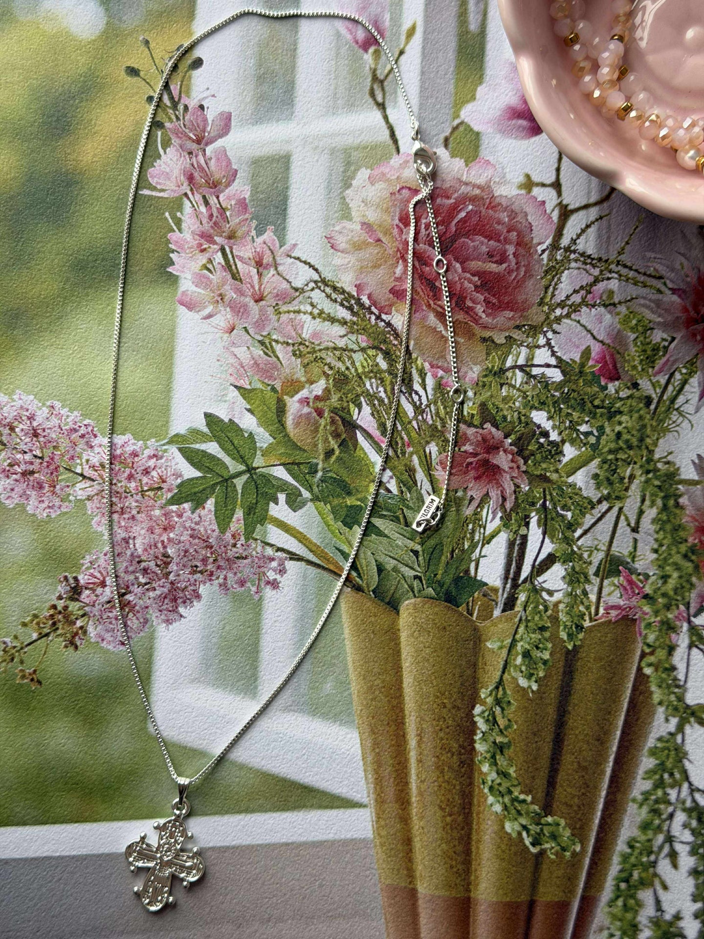 DAGMAR Halskette versilbert