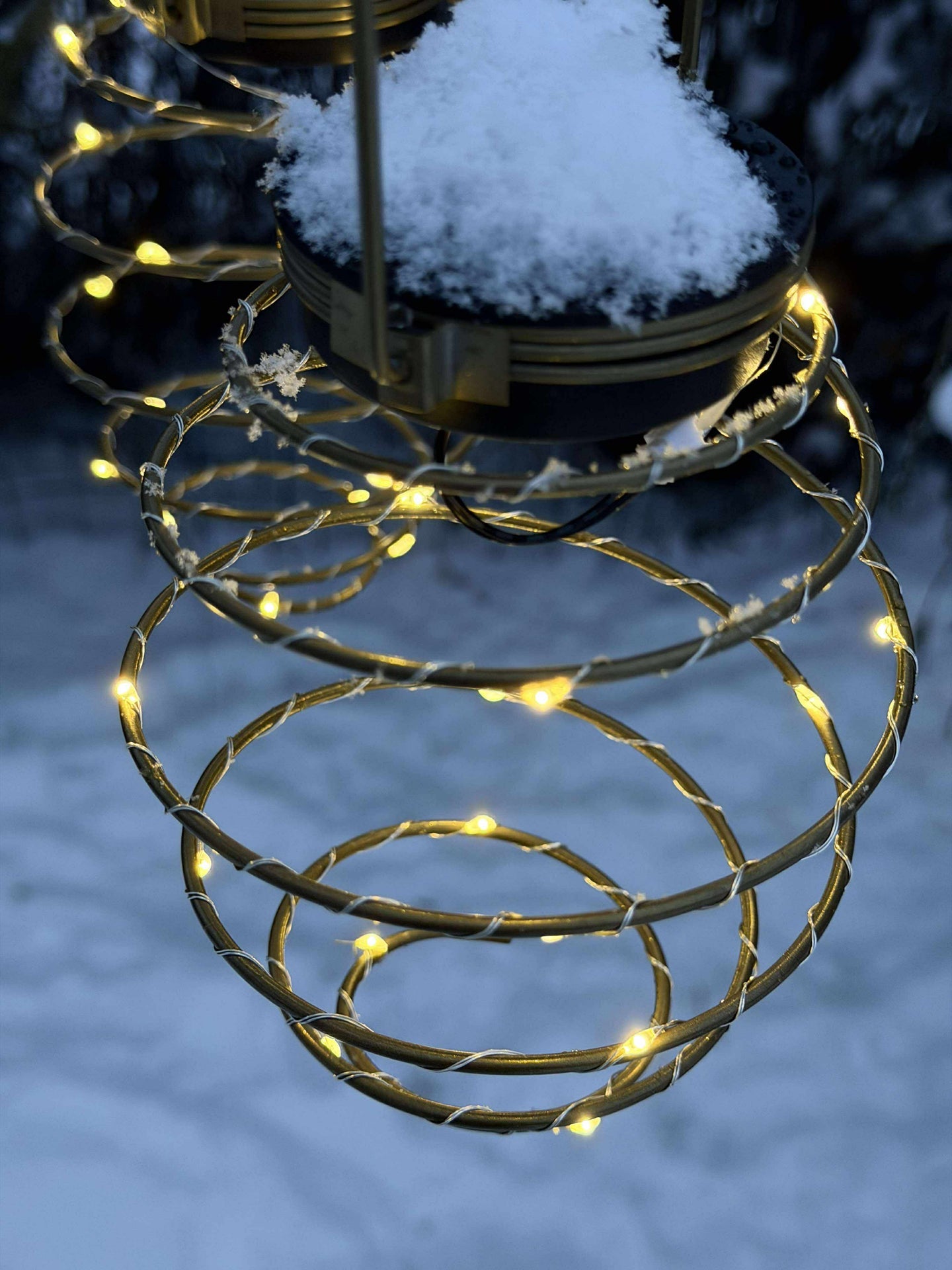 Spiral GOLDEN mit Solarzellen - 2 Stk.