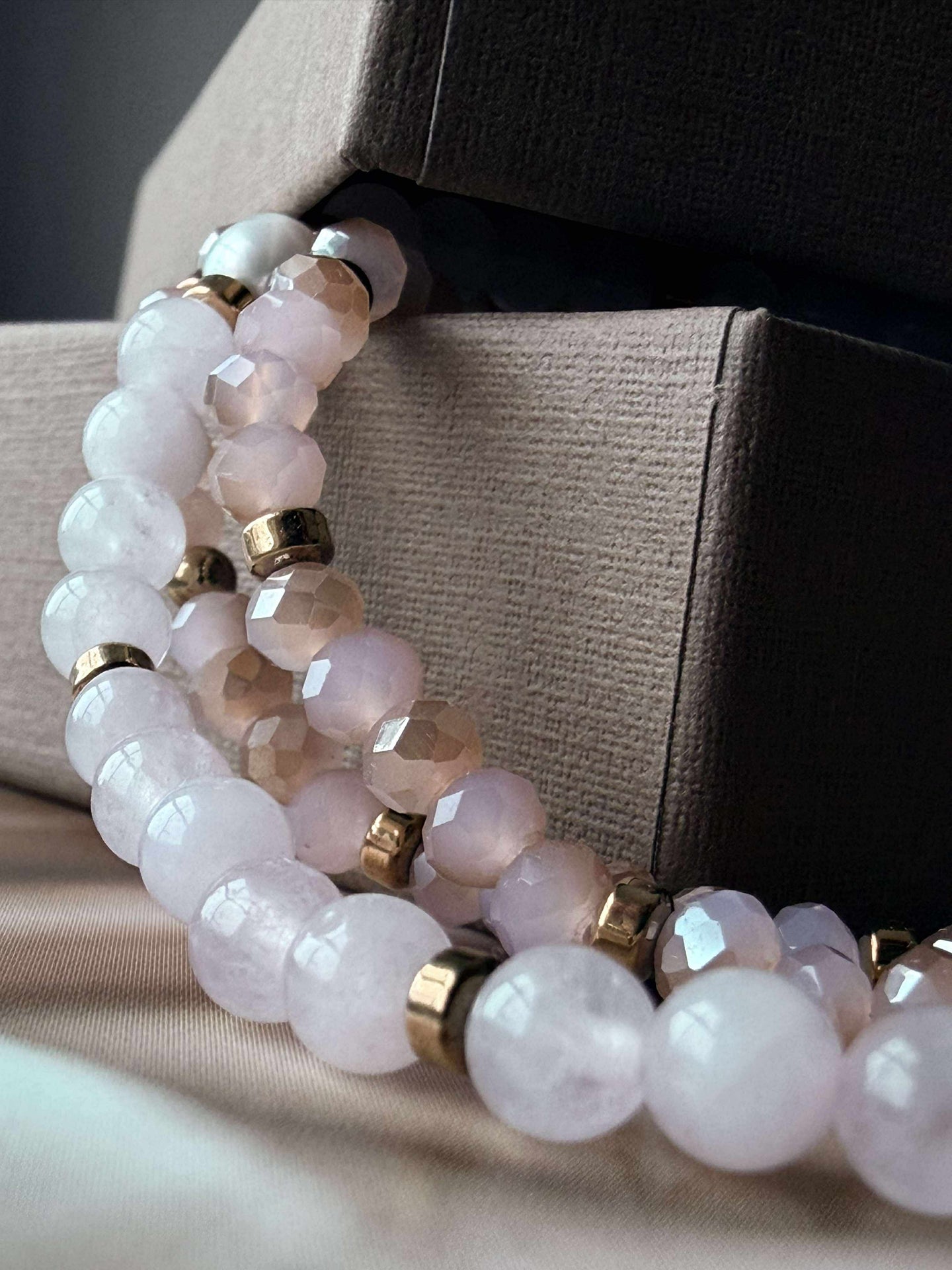 Armband Leah Soft Rose – Set mit 3 Stück