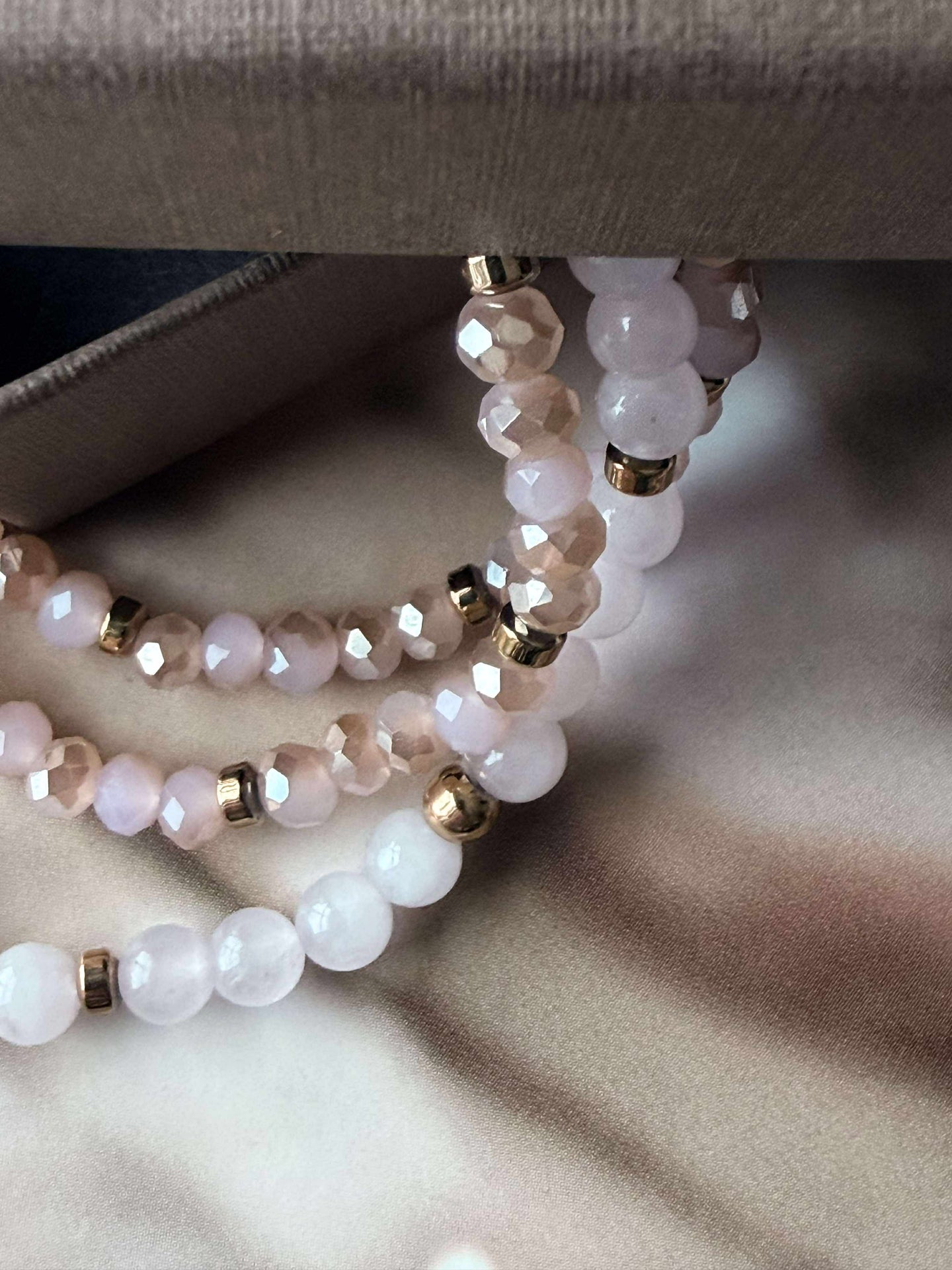Armband Leah Soft Rose – Set mit 3 Stück