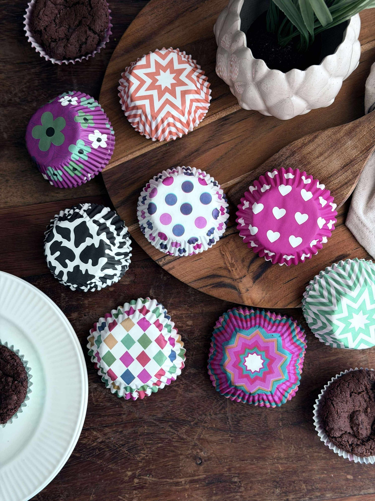 Muffinförmchen 60 Stk. - Color Mix