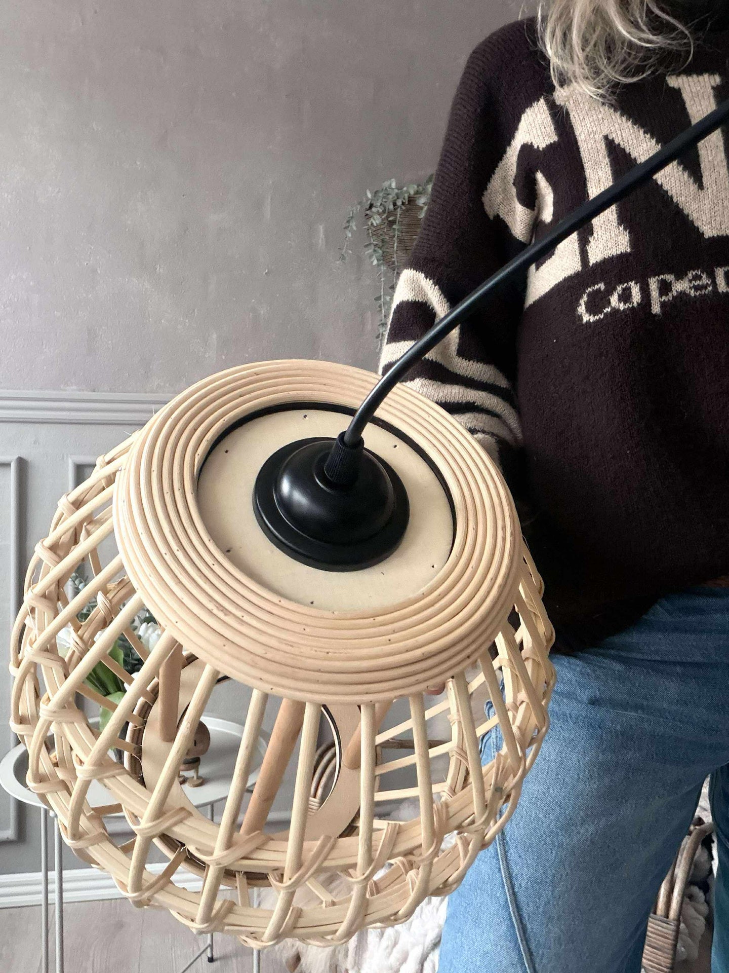 Lampe Bambus - Ø 28 cm