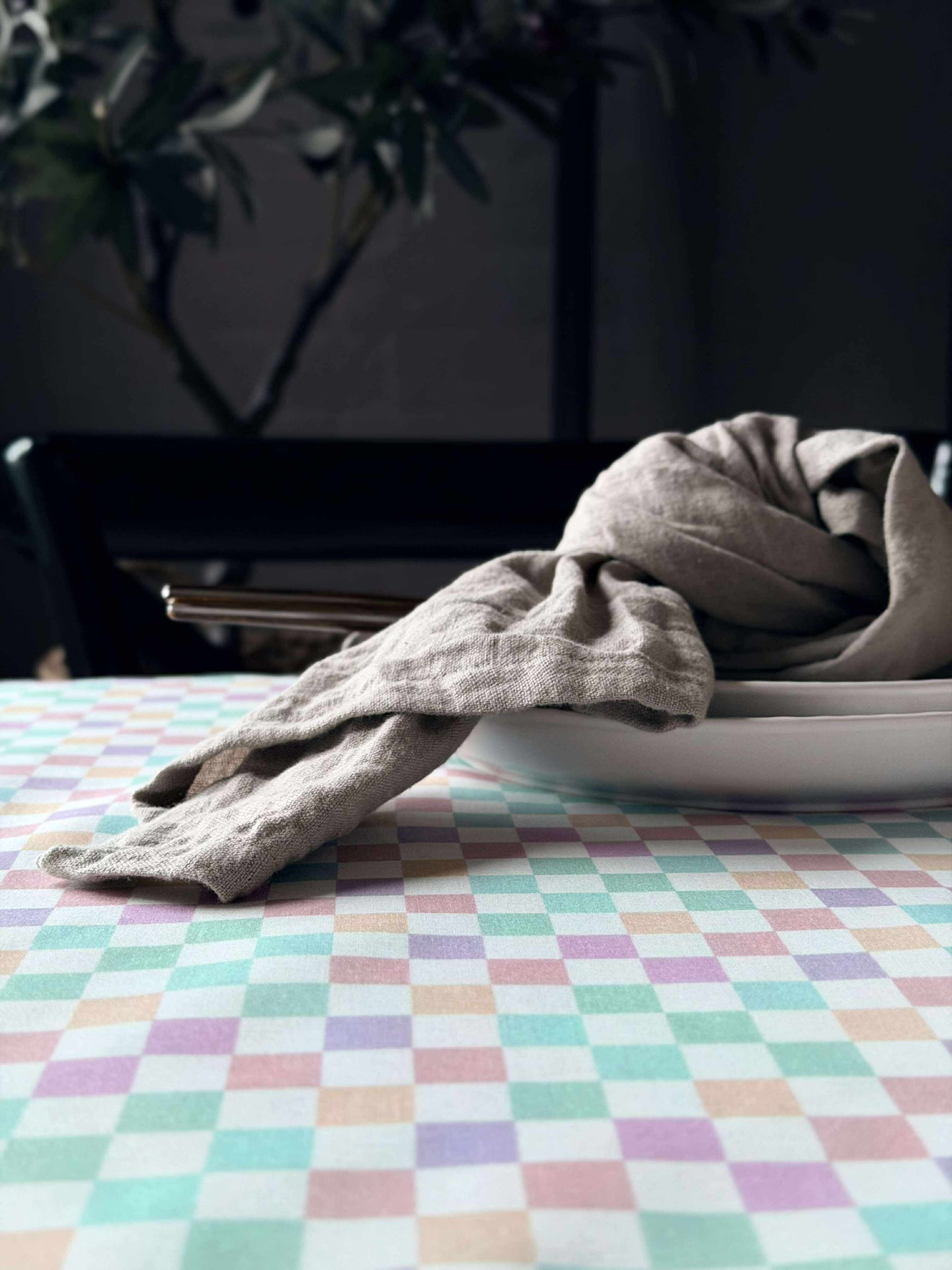 Tischdecke - Pastellkaro