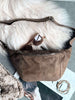 Bumbag JUNE Wildleder - Nude Brown