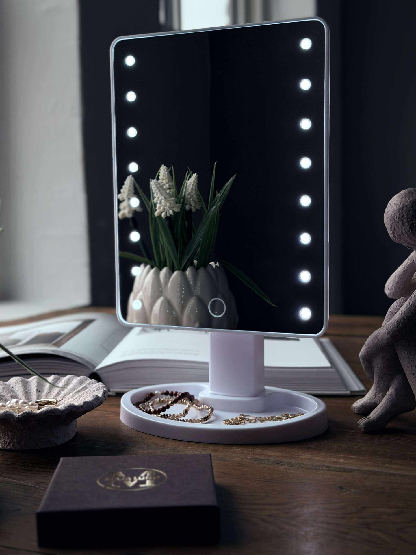 Make-up-Spiegel mit Licht