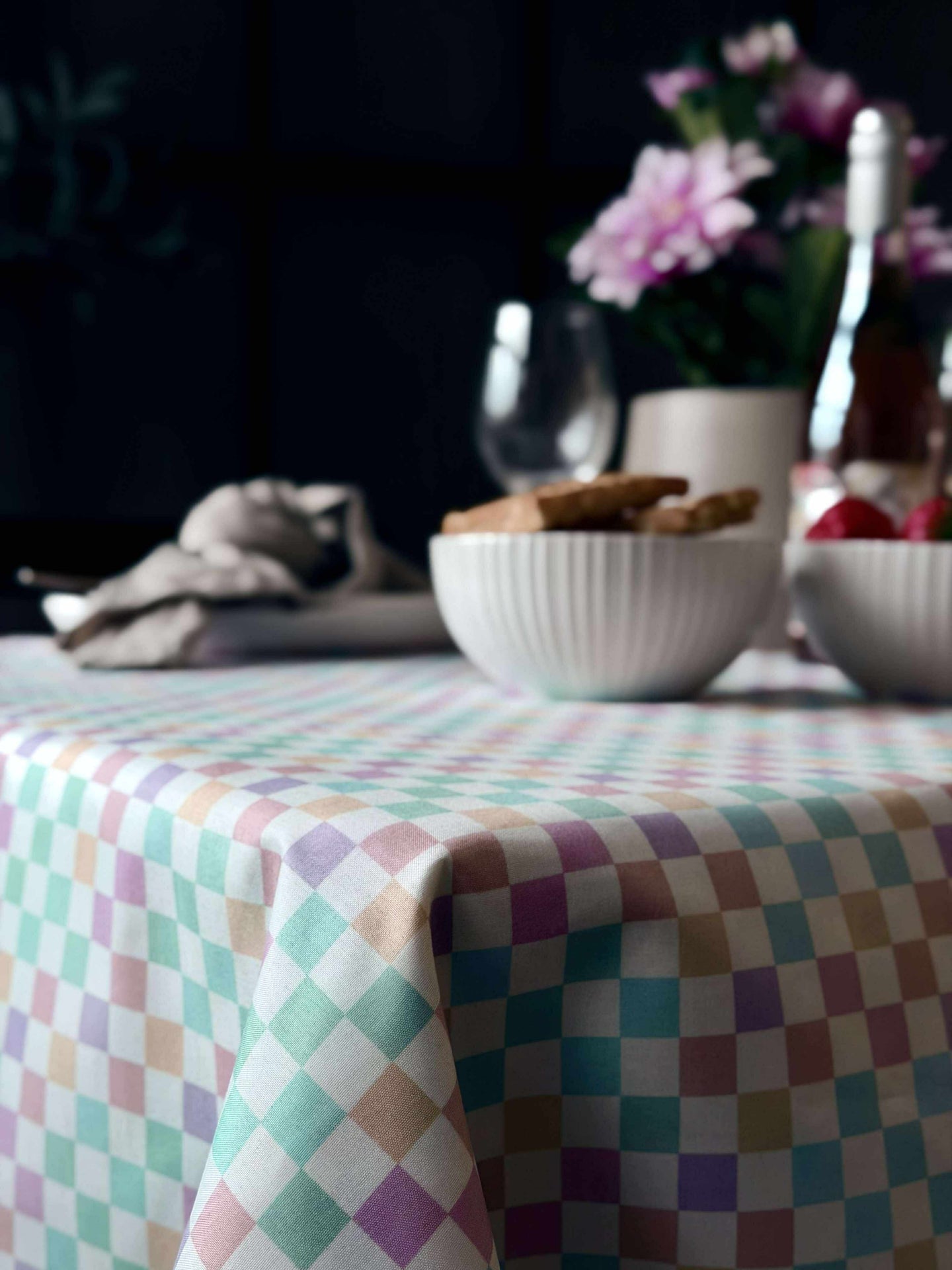 Tischdecke - Pastellkaro