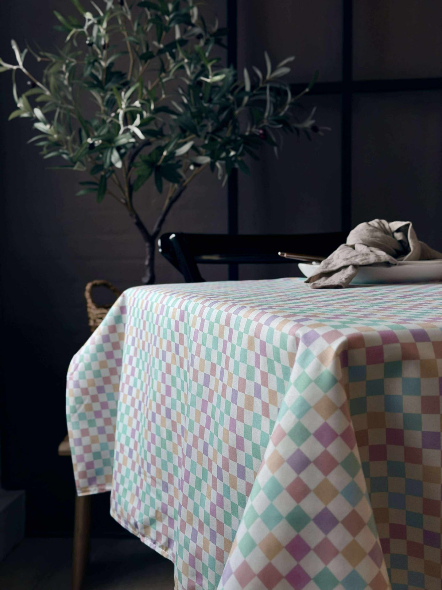 Tischdecke - Pastellkaro