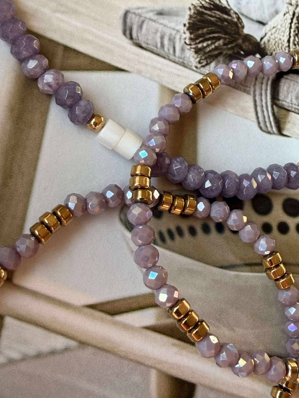 Armband Sarabella Lavendel – Set mit 3 Armbändern
