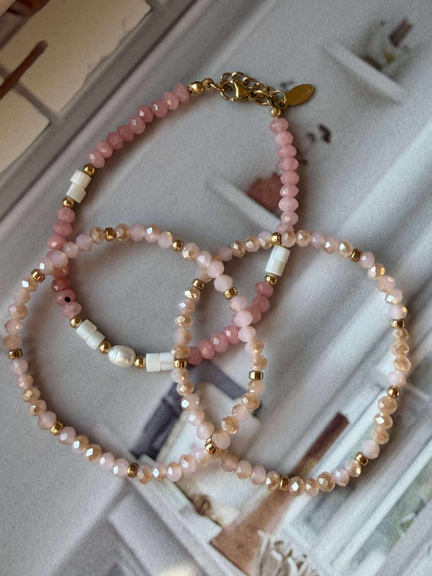 Armband Sarabella Soft Rose – Set mit 3 Stück
