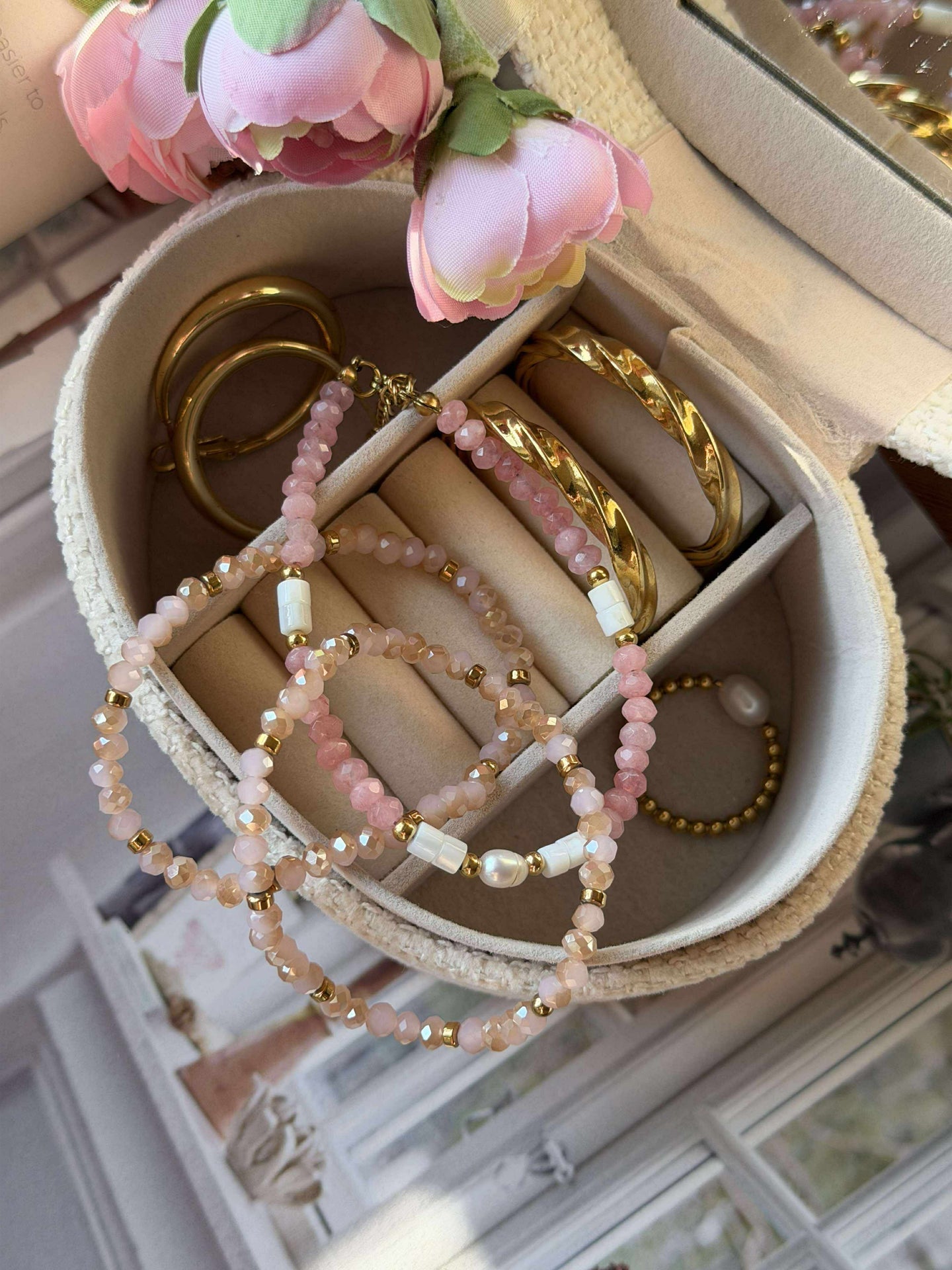 Armband Sarabella Soft Rose – Set mit 3 Stück