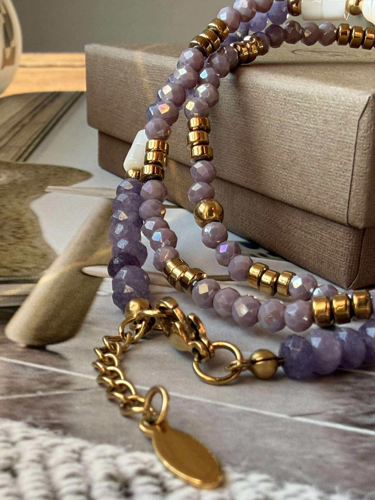 Armband Sarabella Lavendel – Set mit 3 Armbändern