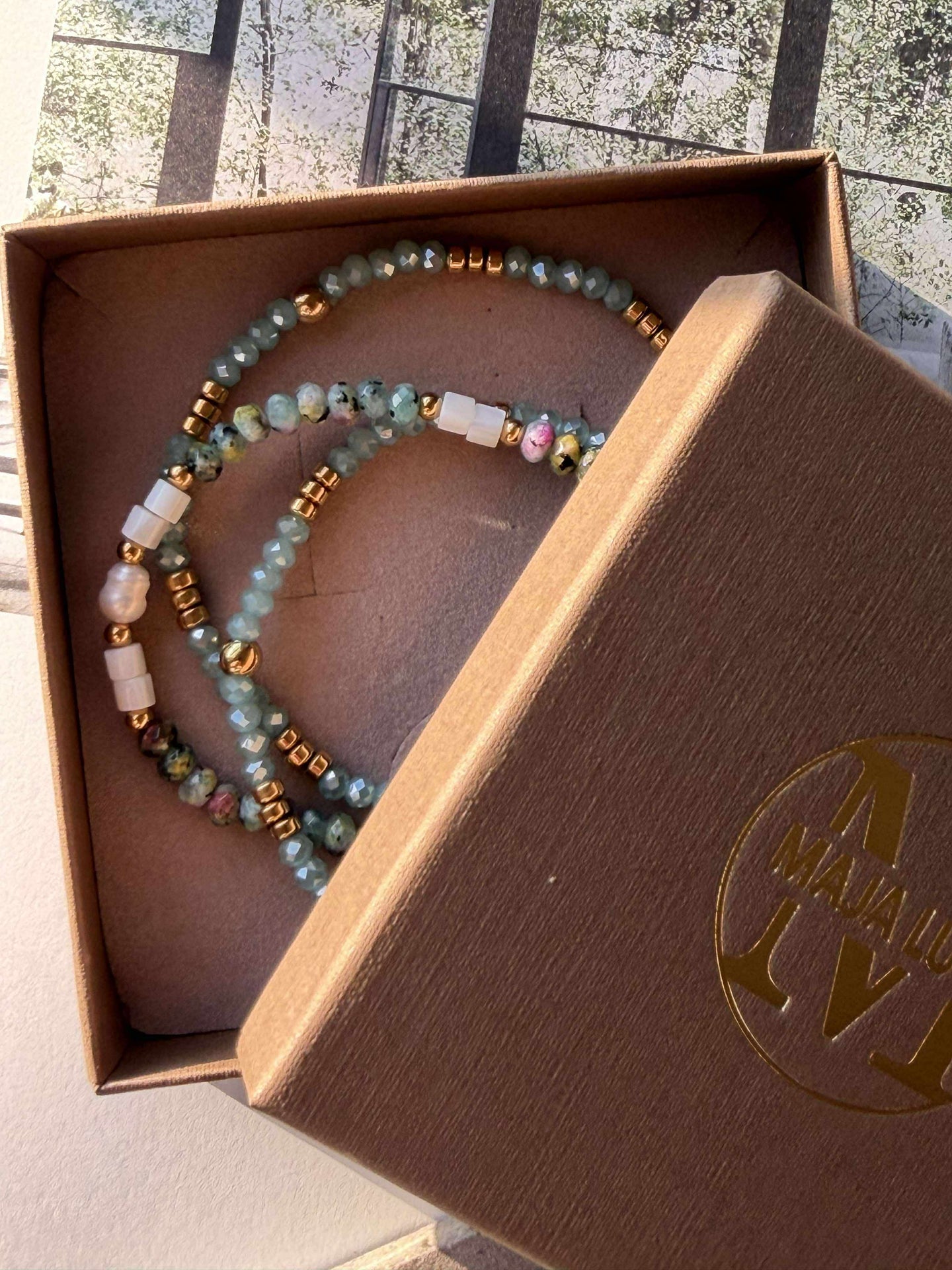 Armband Sarabella Aqua – Set mit 3 Stk
