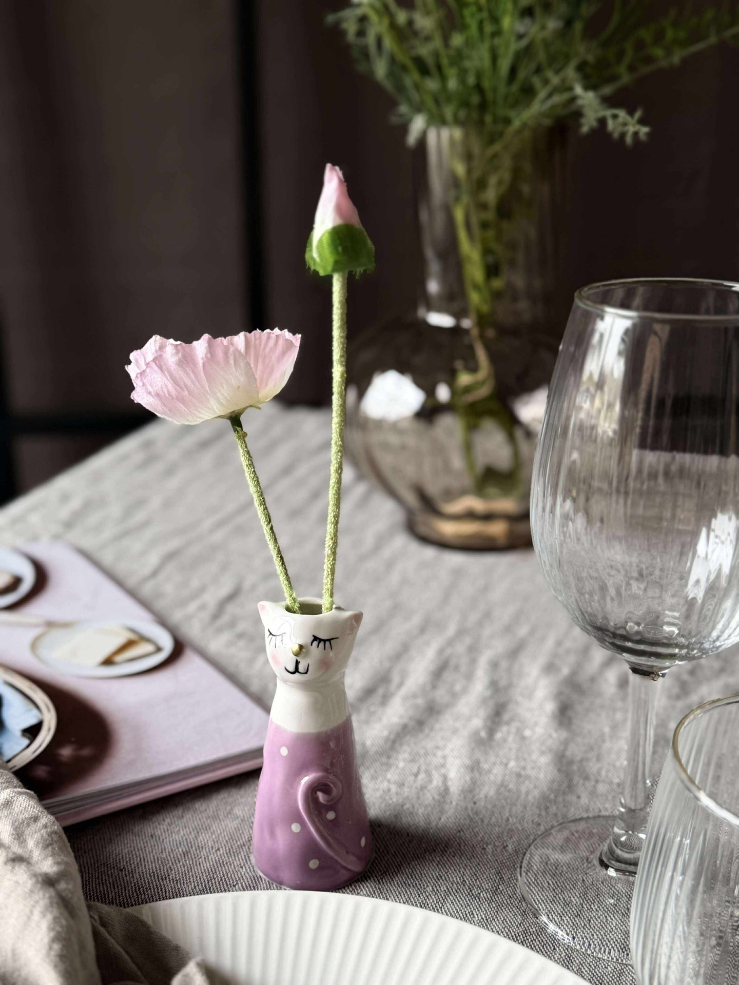 Vase - Lila in mehreren Größen