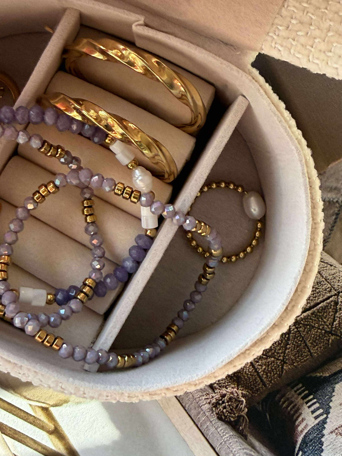 Armband Sarabella Lavendel – Set mit 3 Armbändern