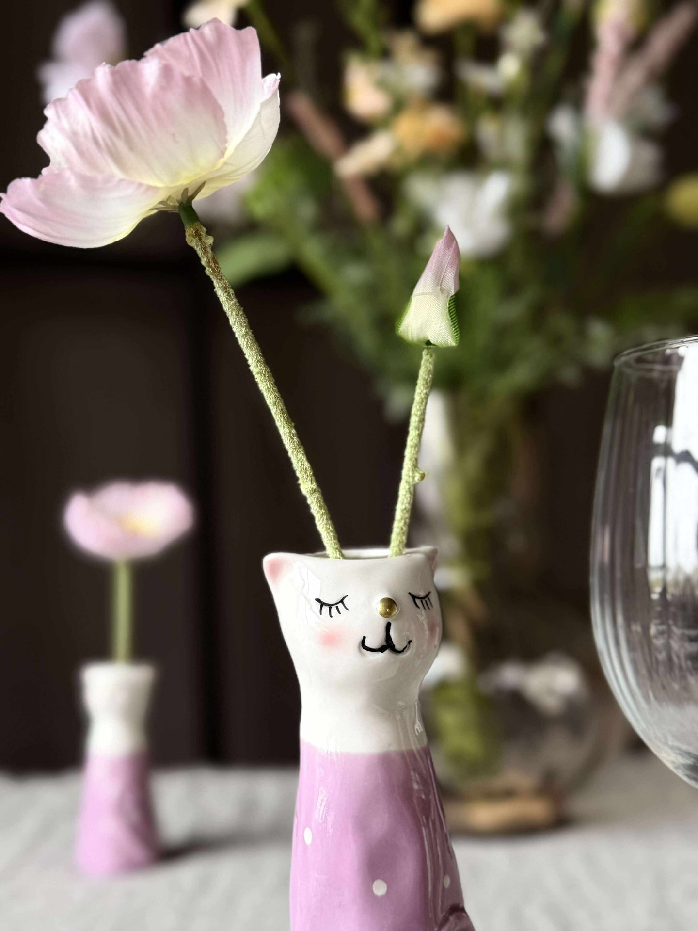 Vase - Lila in mehreren Größen