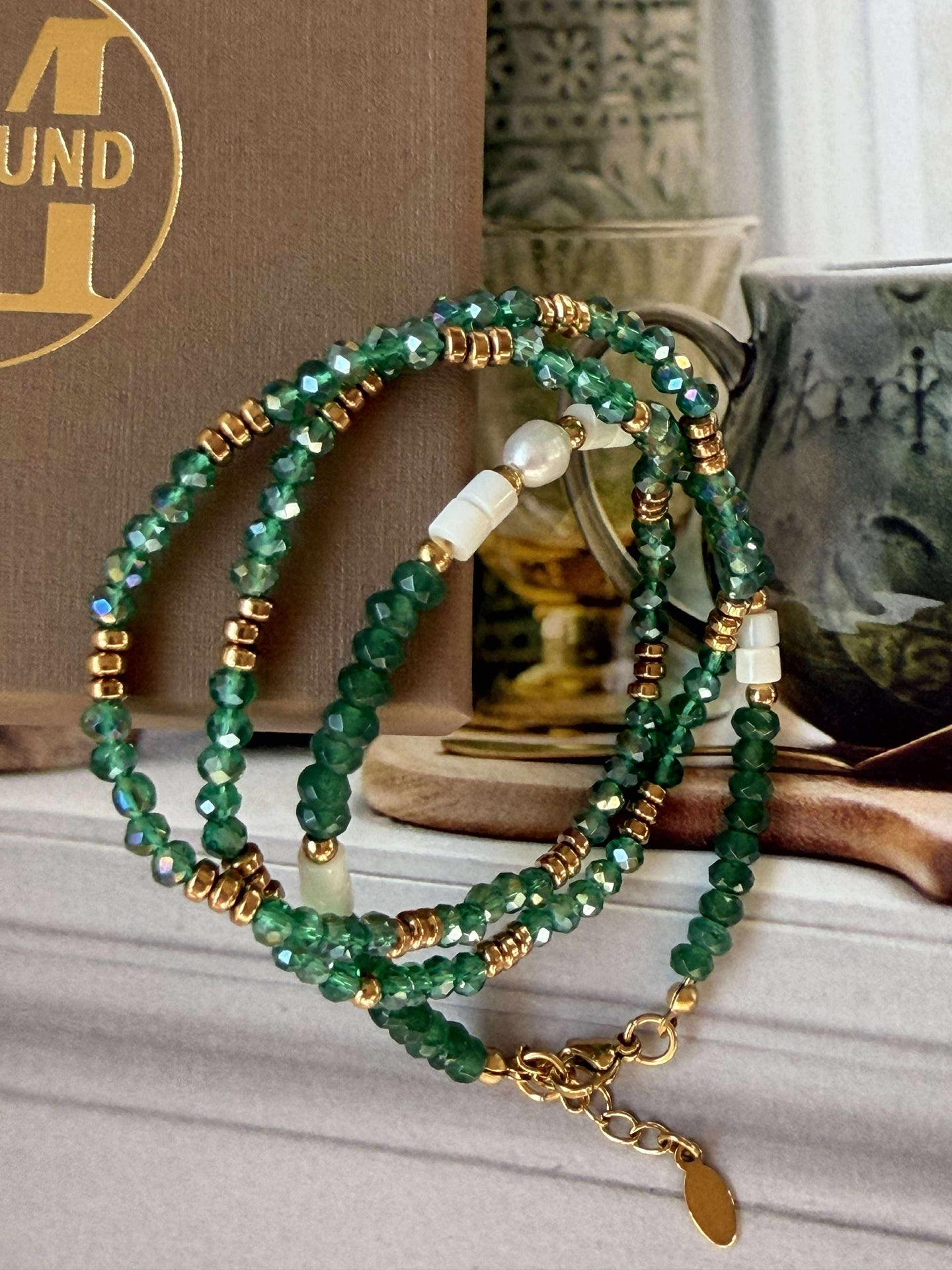 Armband Sarabella Emerald – Set mit 3 Stk.