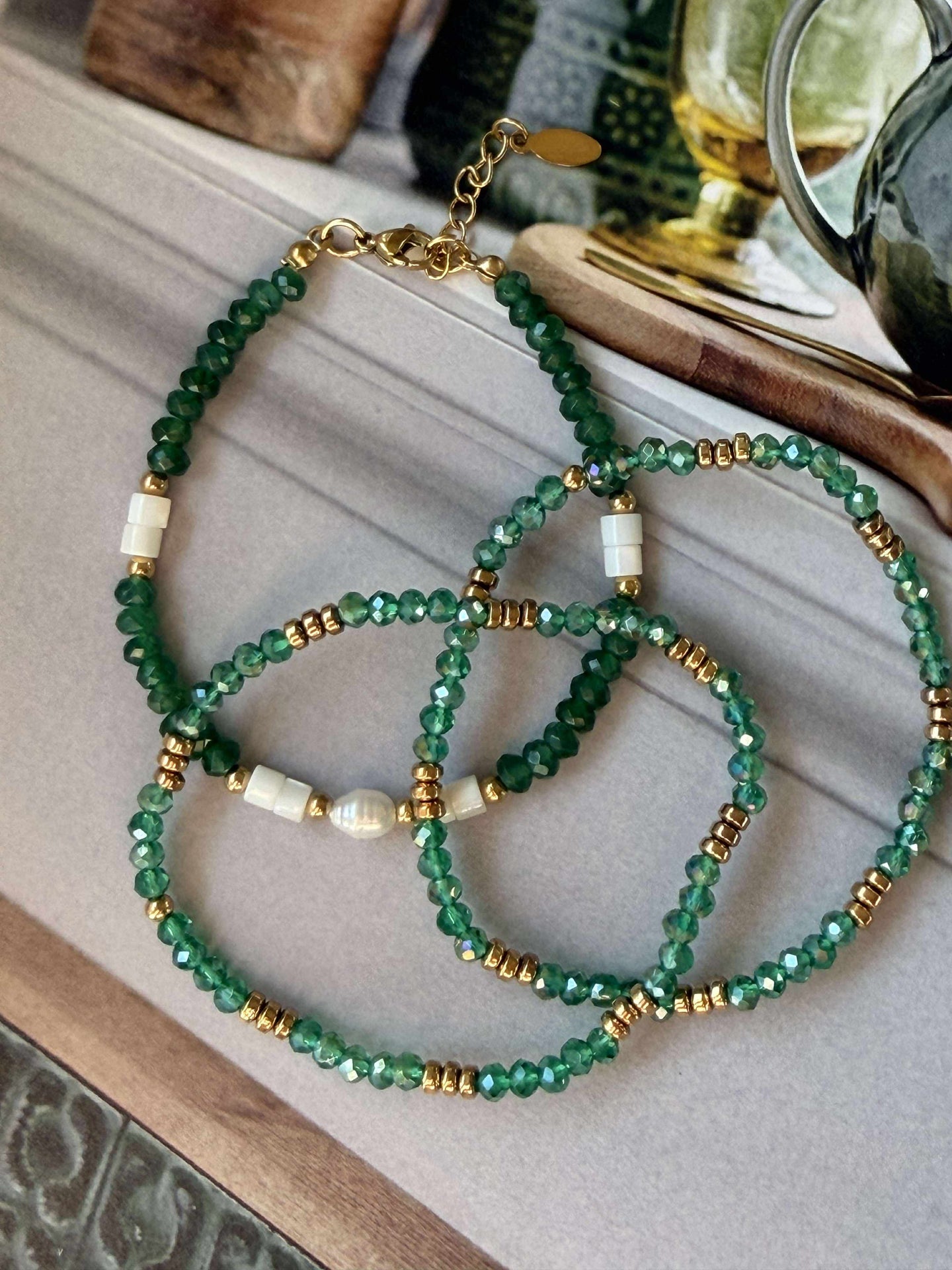 Armband Sarabella Emerald – Set mit 3 Stk.