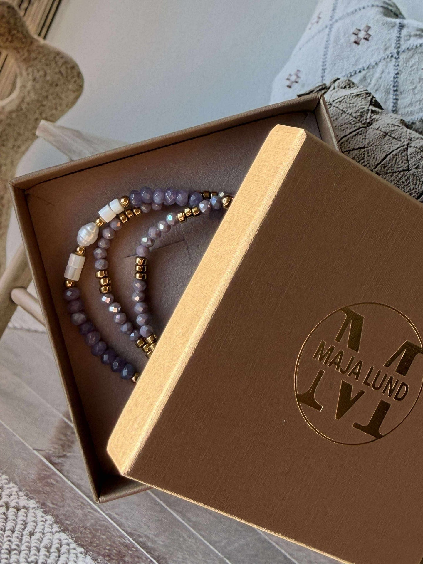 Armband Sarabella Lavendel – Set mit 3 Armbändern