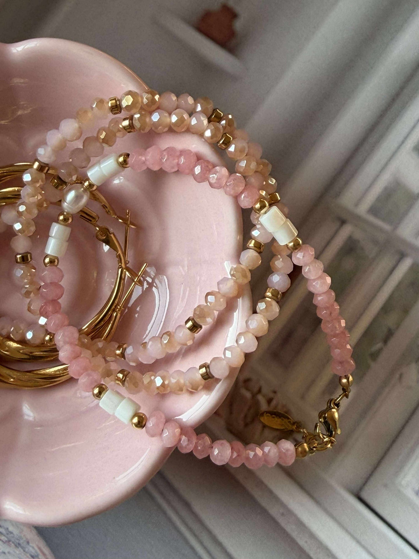 Armband Sarabella Soft Rose – Set mit 3 Stück
