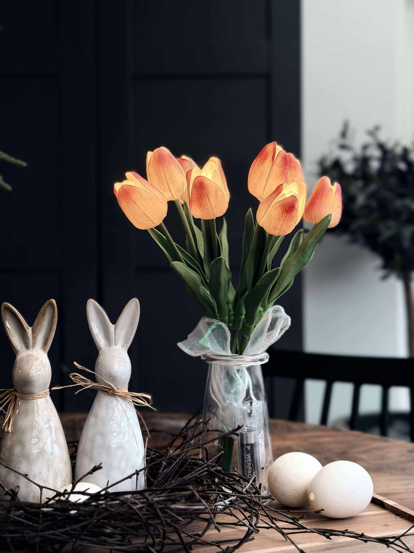 Tulpen mit Licht - Hellrosa